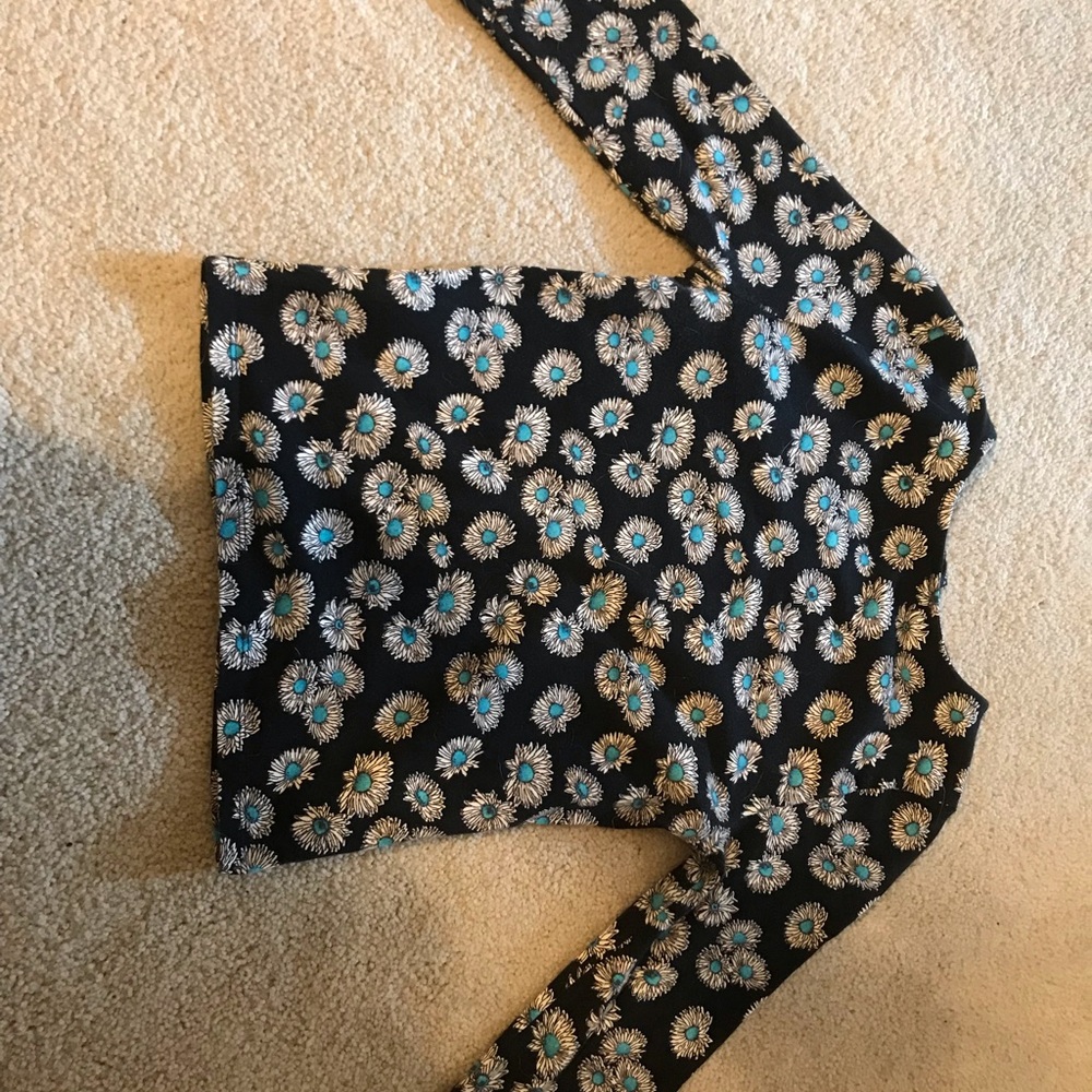 Floral Print Crop Top